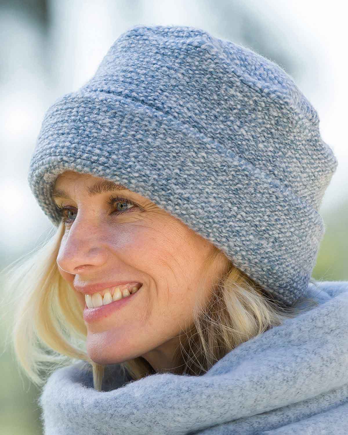 Dorothea Pale Blue Hat - Country Collection