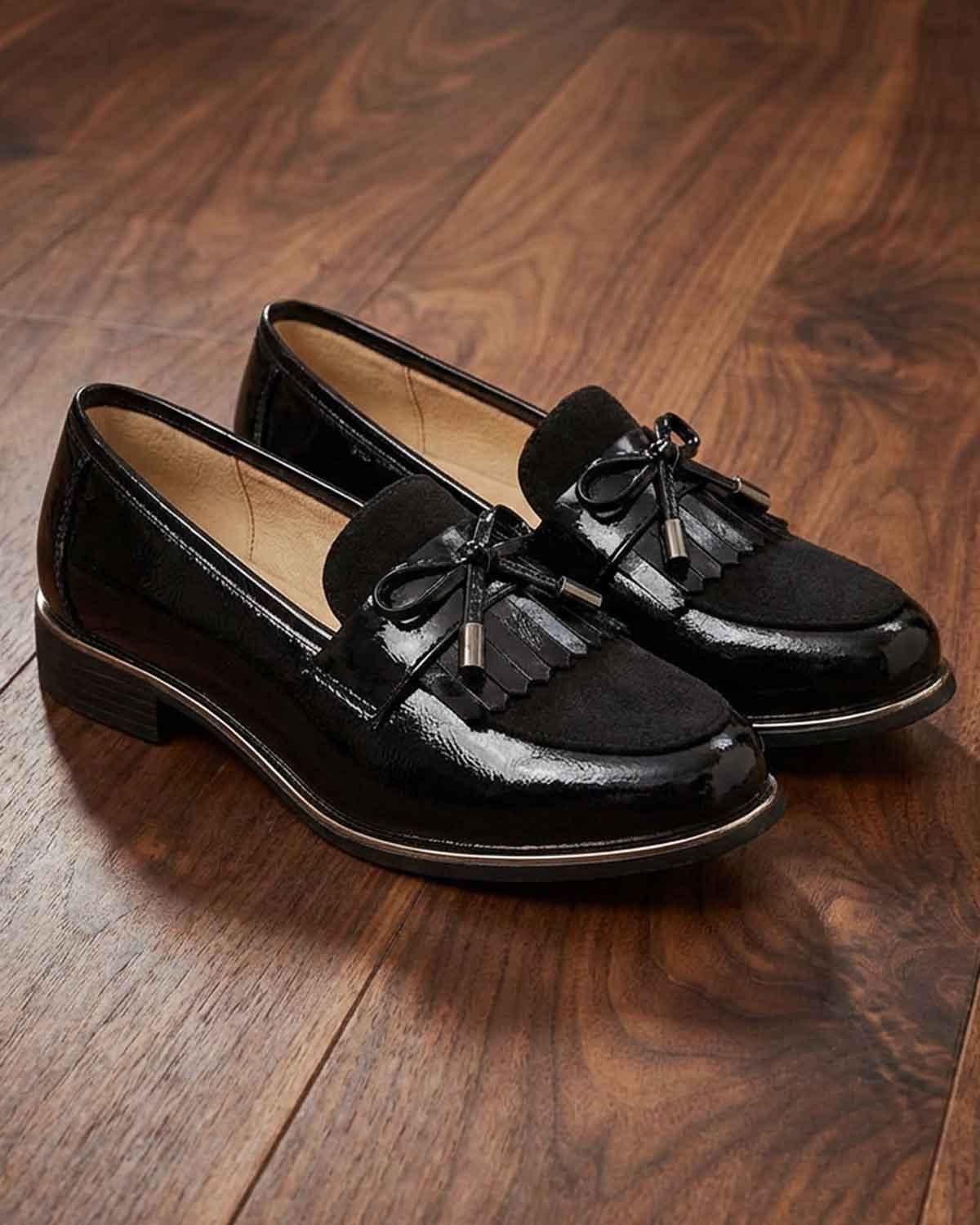 Lunar Cheska Slip On Shoe - Black - Country Collection