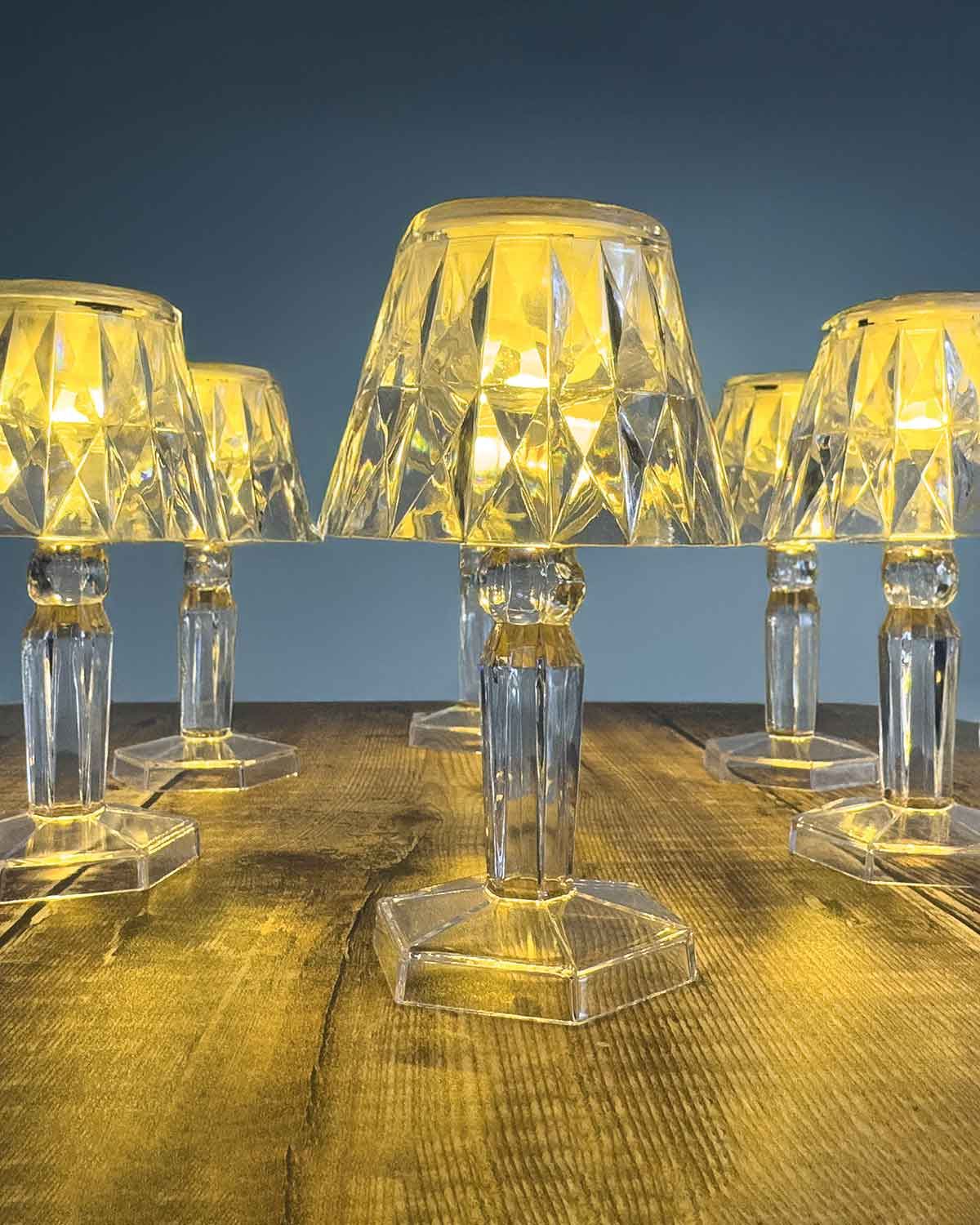 Set of 6 Mini Table Lamps Set - Image 2 - Country Collection