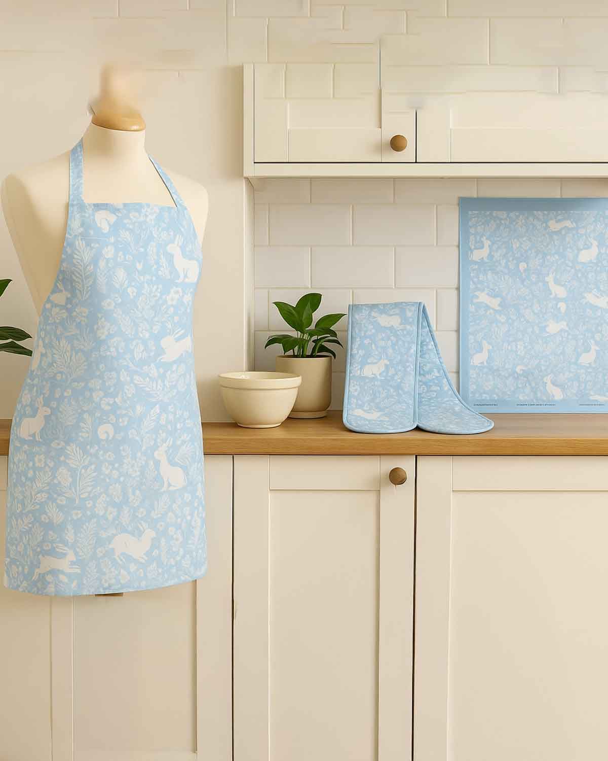 Forest Kitchen Co-ordinates - Blue - Country Collection
