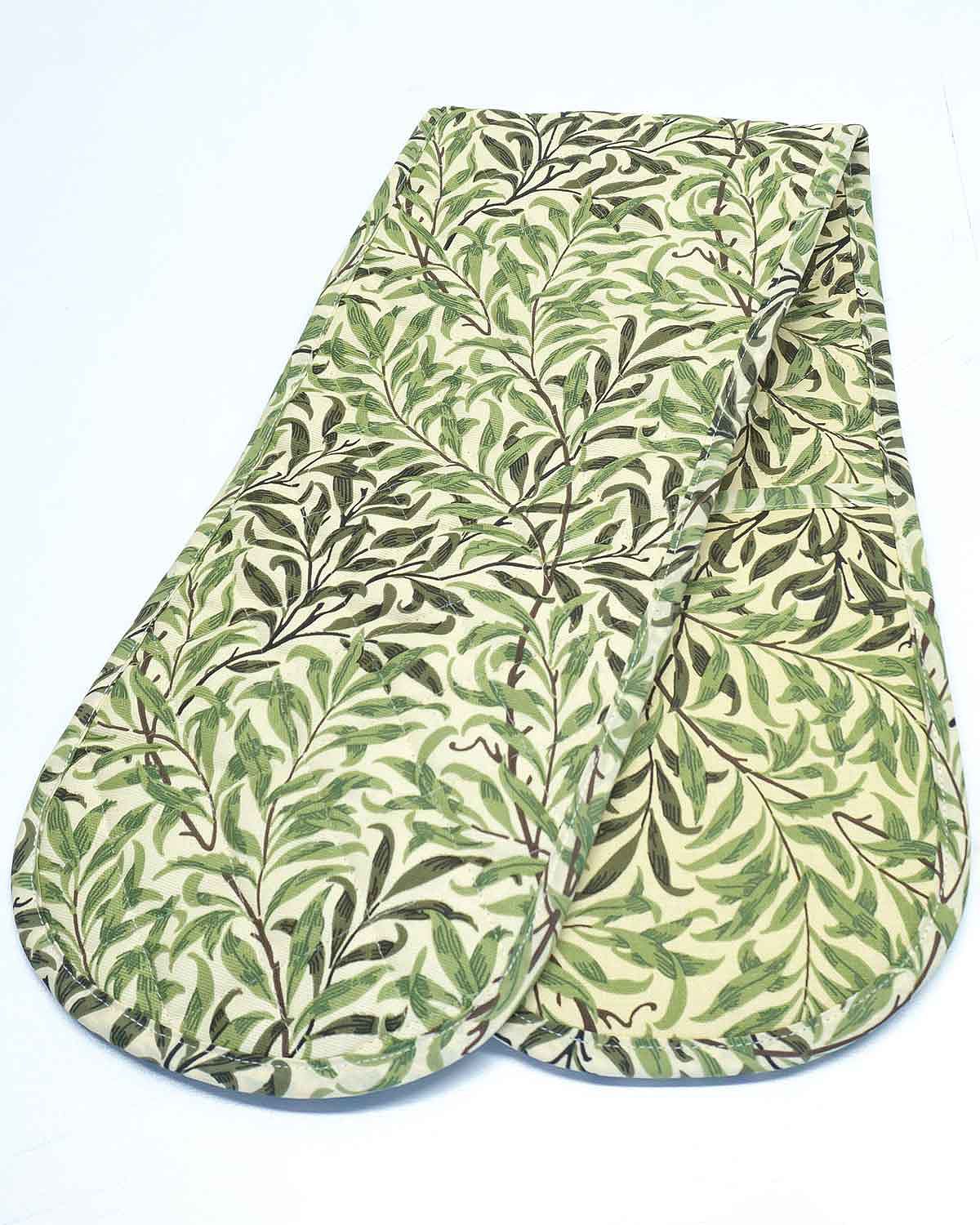Woven Stripe Cotton Rich Tea Towel Set - Green - Image 2 - Country Collection