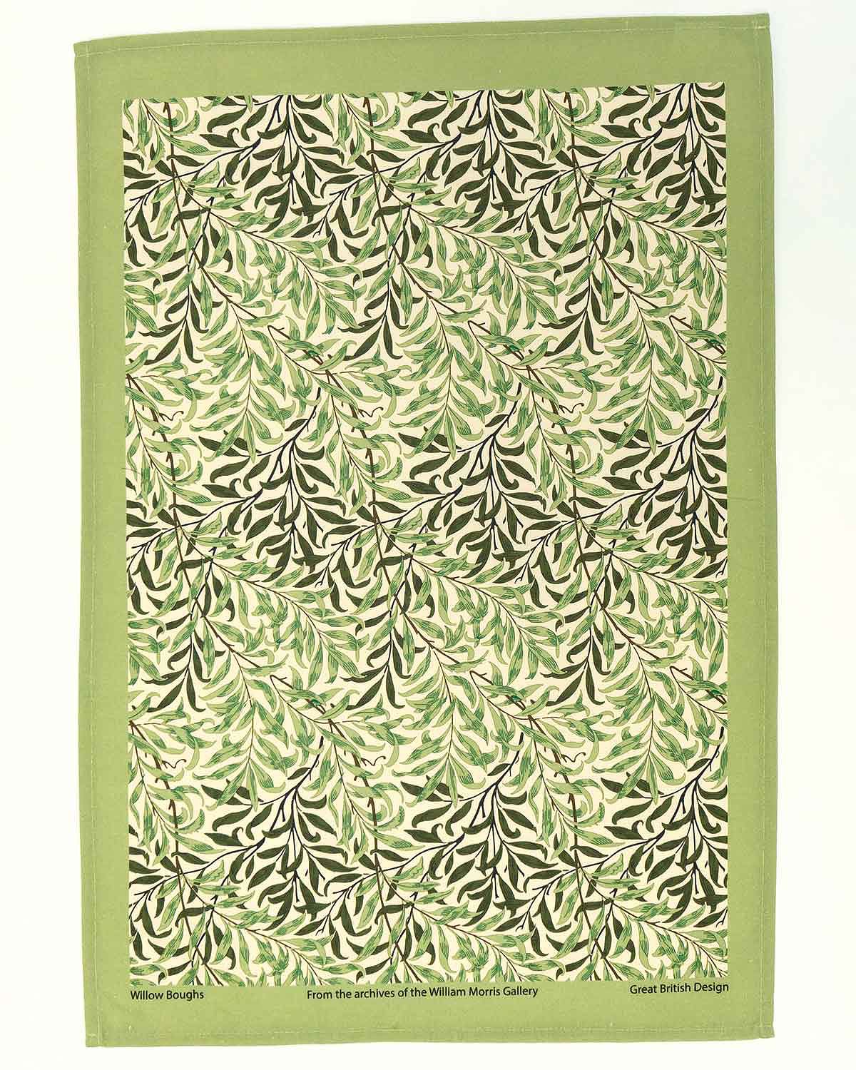 Woven Stripe Cotton Rich Tea Towel Set - Green - Image 3 - Country Collection