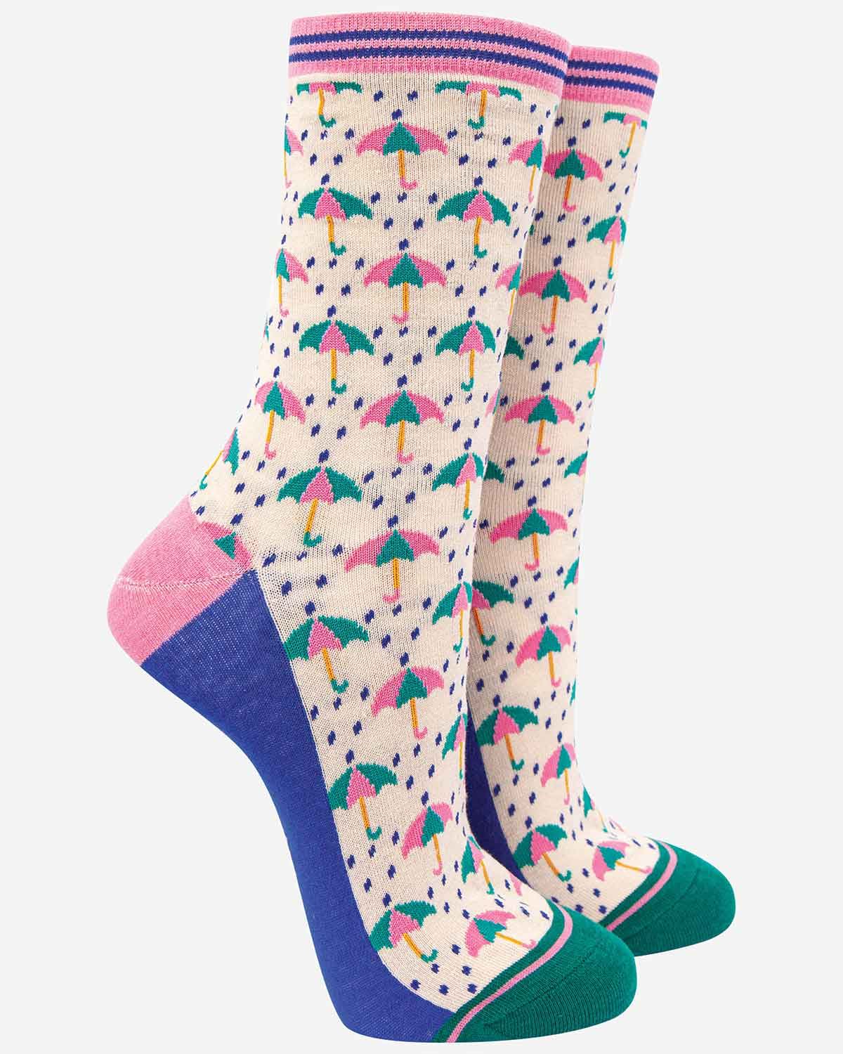 Ladies Bamboo-Rich Socks - Umbrella - Country Collection