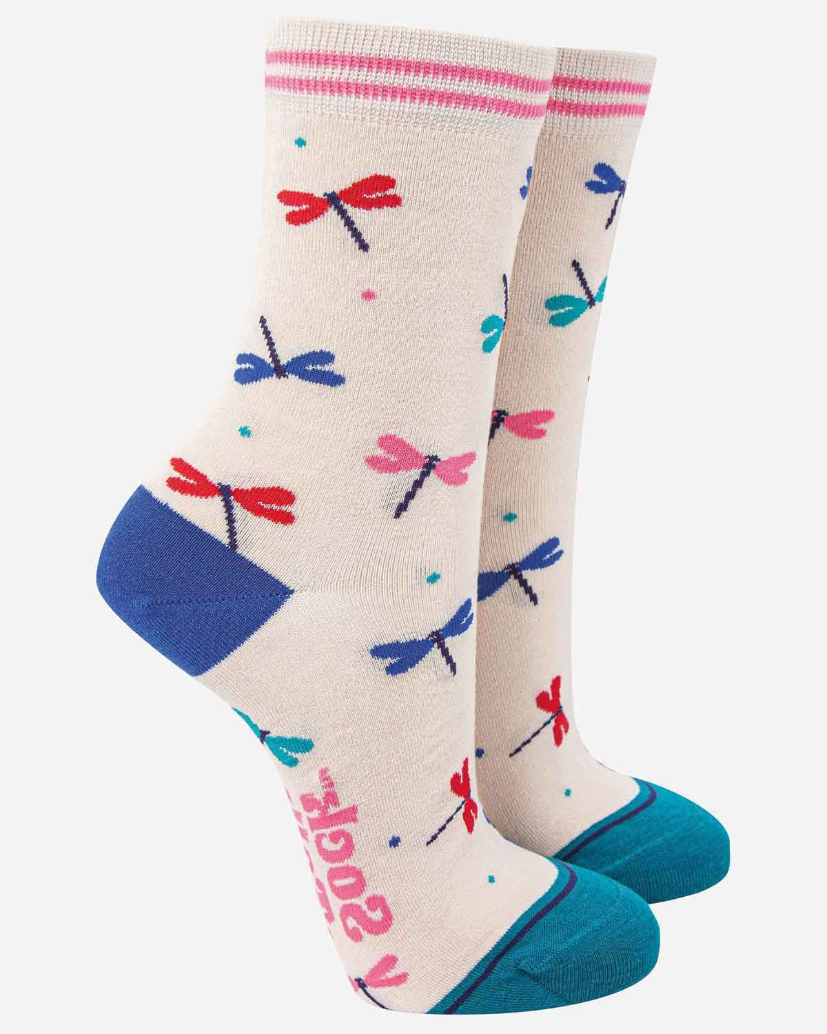 Ladies Bamboo-Rich Socks - Dragonfly - Country Collection