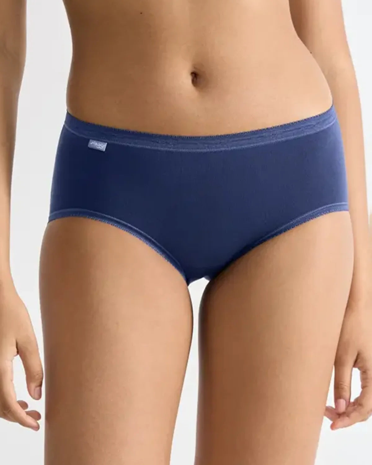 Sloggi 3 Colour Midi Cotton Briefs – Blue (3 Pack)