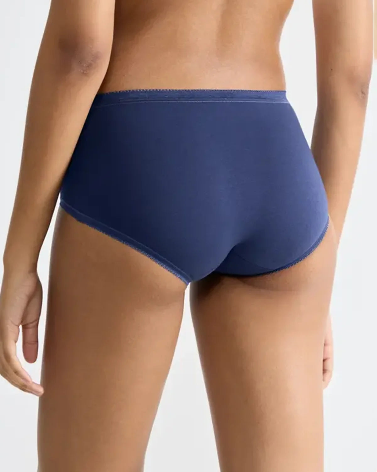 Sloggi 3 Colour Midi Cotton Briefs – Blue (3 Pack)