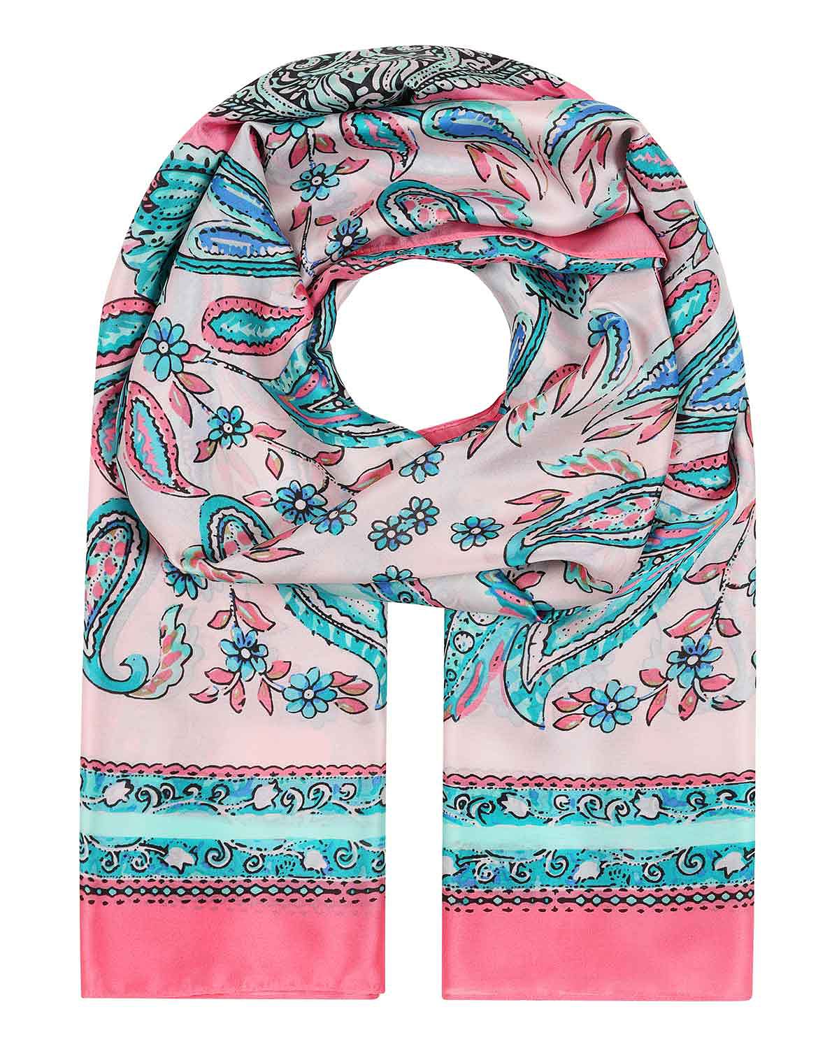 Harmony Floral Viscose Scarf - Image 2 - Country Collection