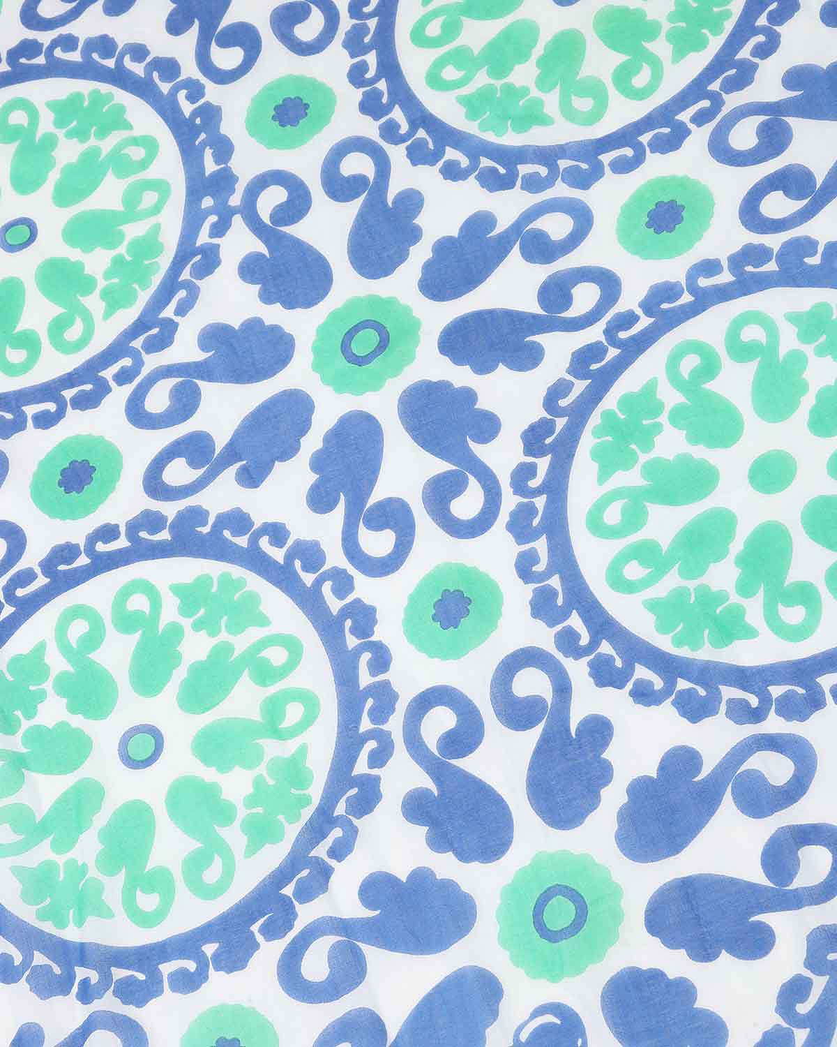 Margot Patterned Pure Cotton Scarf - Image 3 - Country Collection