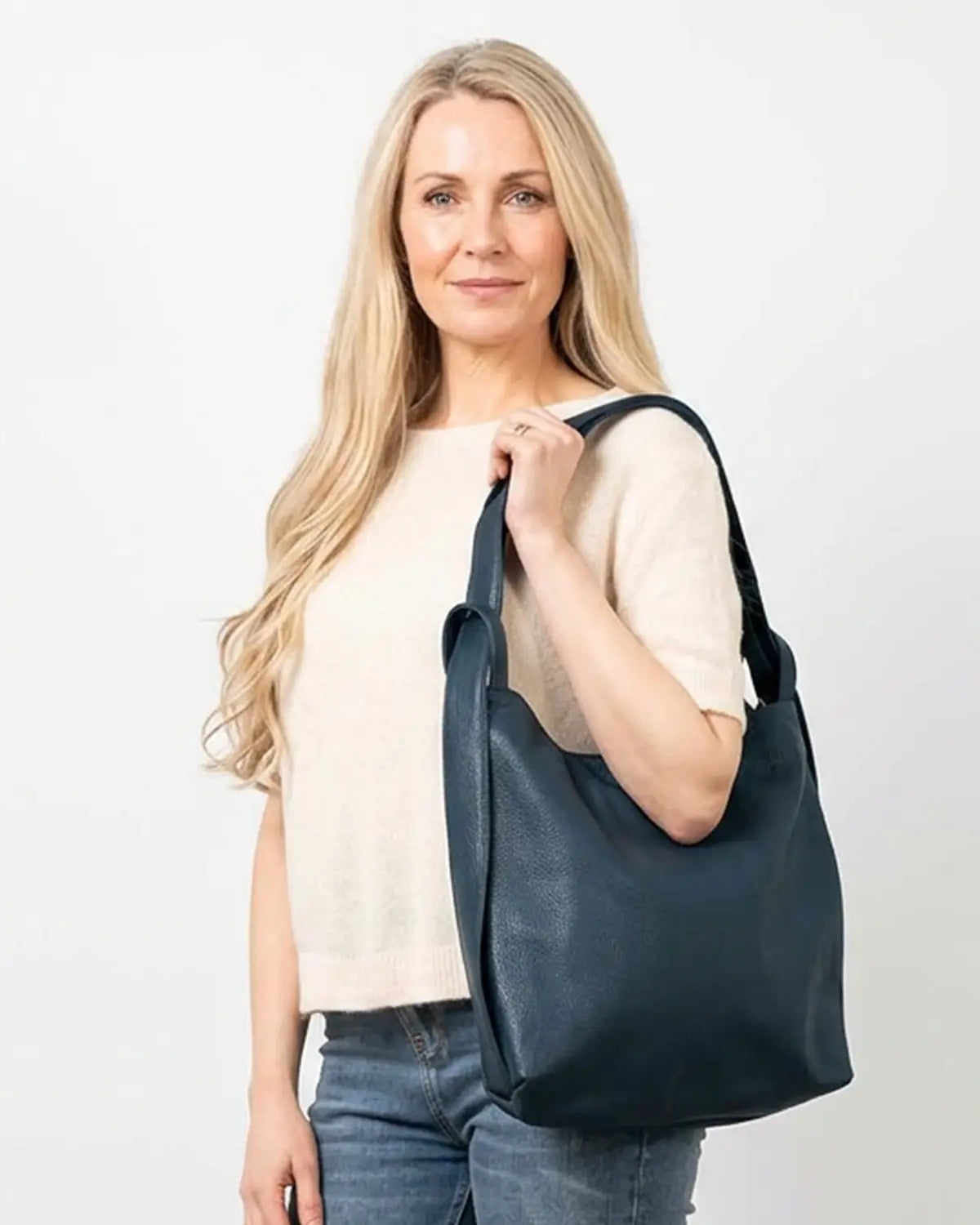 Sloane Premium Leather Two in One Bag