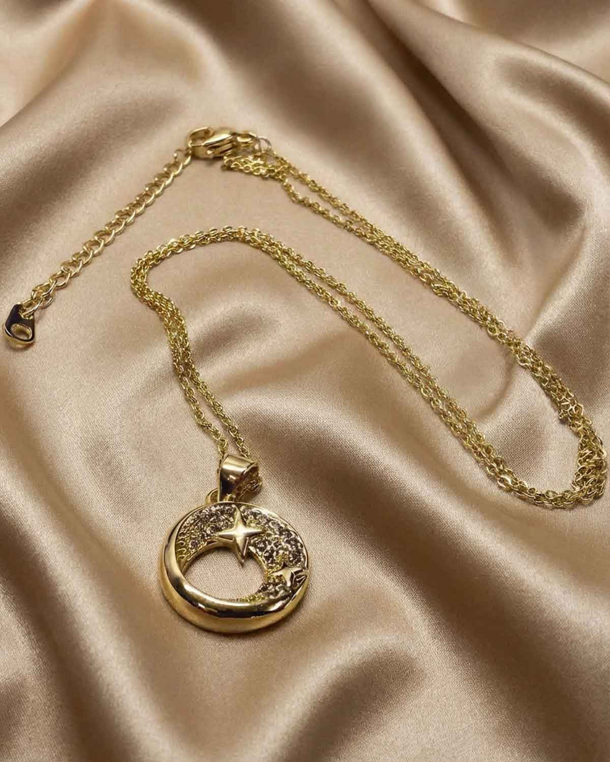 Felicia Gold Effect Pendant Necklace - Country Collection