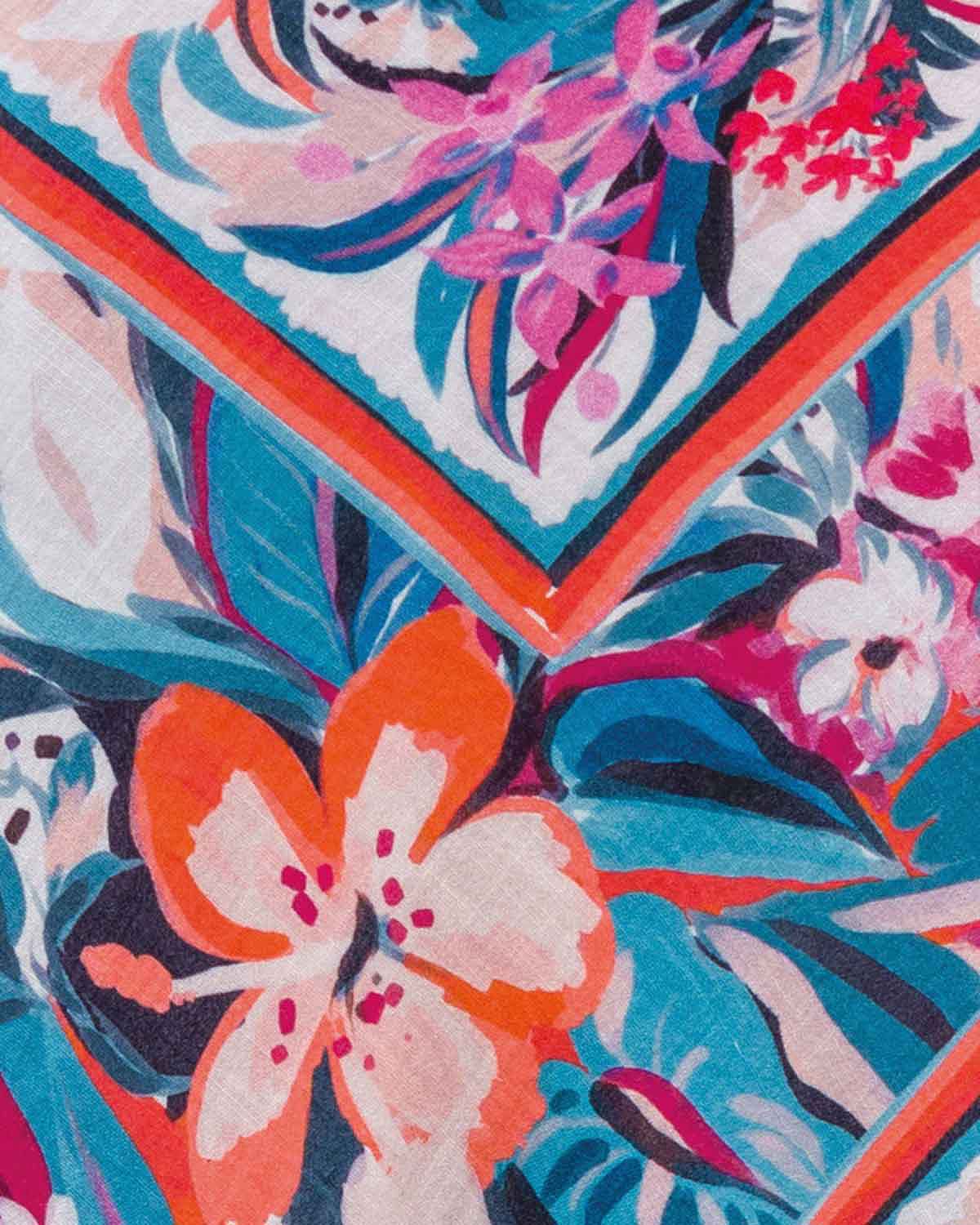 Belle Floral Bias Cut Lined Viscose Mix Skirt - Image 3 - Country Collection