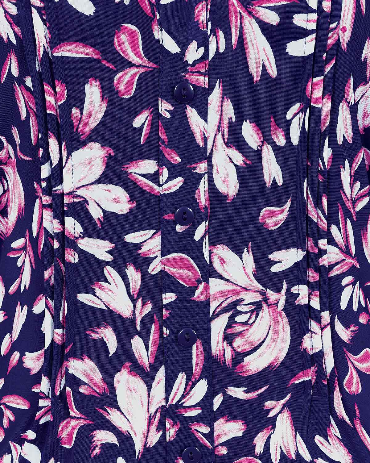 Julianna Floral Pintuck 3/4 Sleeved Blouse - Image 4 - Country Collection