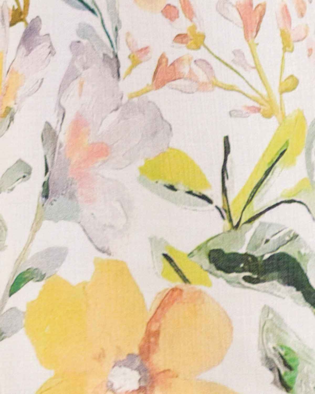 Nellie Floral Viscose Mix Soft Pleated Lined Skirt - Image 4 - Country Collection