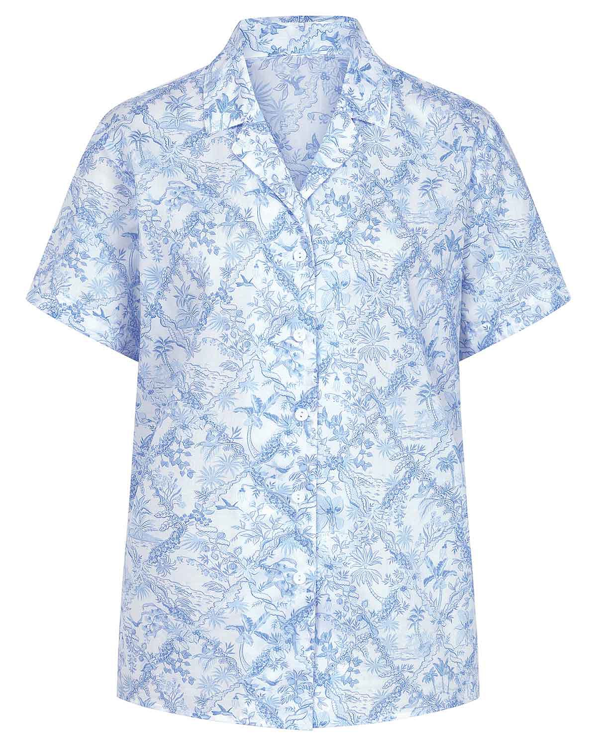 Catalina Tana Lawn® Short Sleeve Blouse - Image 4 - Country Collection