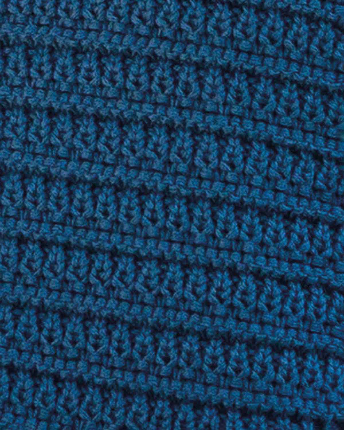 Sheridan Blue Cotton Rich Short Cardigan - Image 3 - Country Collection