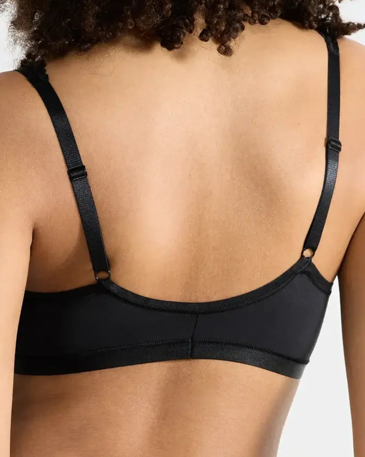 Sloggi Romance Cotton Non-Wired Bra – Black