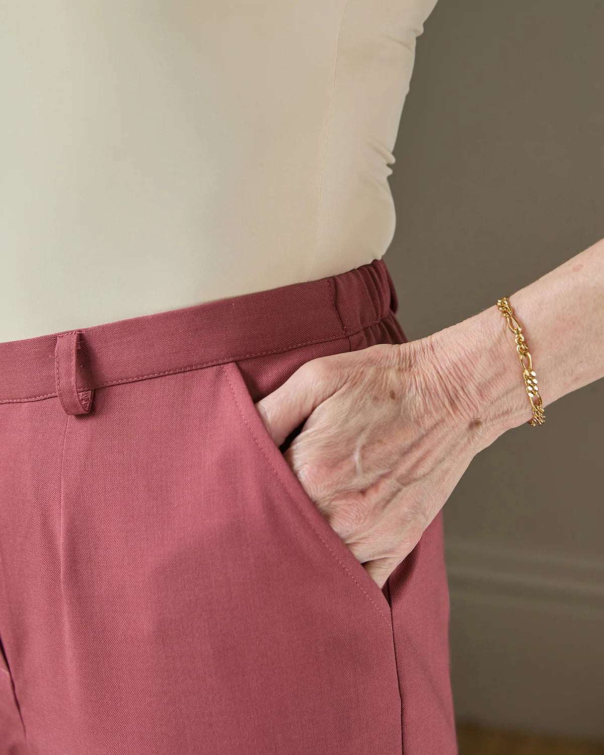 Sandown Trousers Ladies - Rosewood