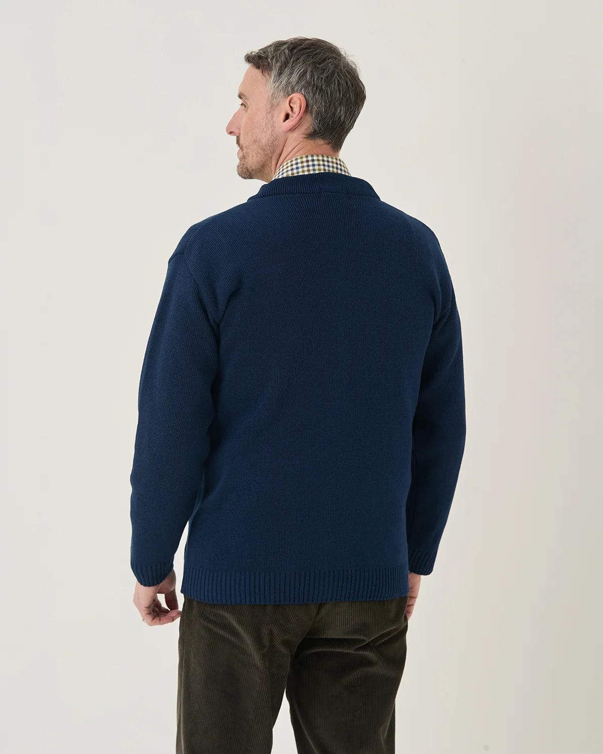 Sailsbury Zip Up Cotton Mix Cardigan