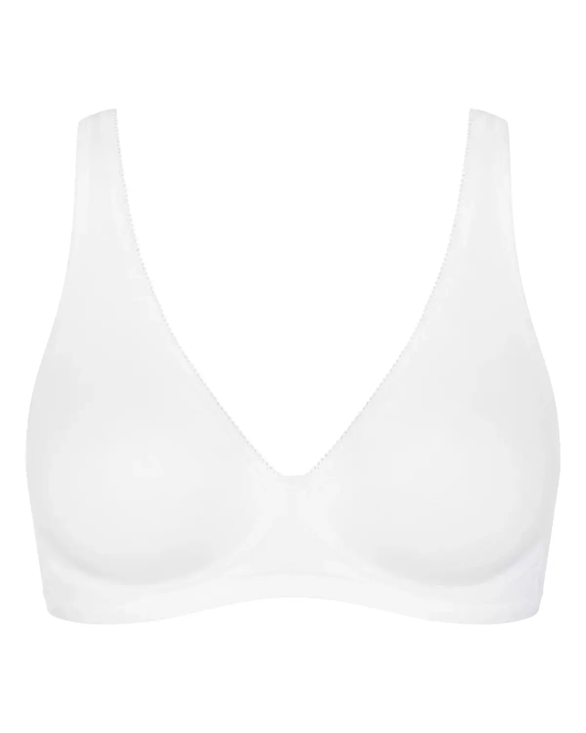 Sloggi Basic+ Cotton Non-Wired Soft Bra – White