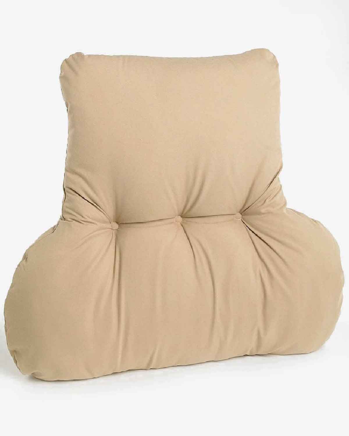 Microfibre Back Support Pillow  - Sand