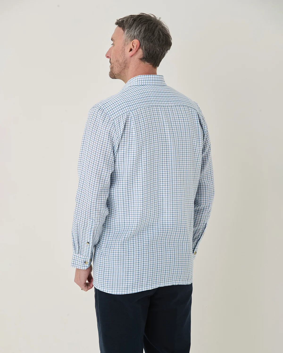 Mens Long Sleeve Casual Check Shirt - Trent