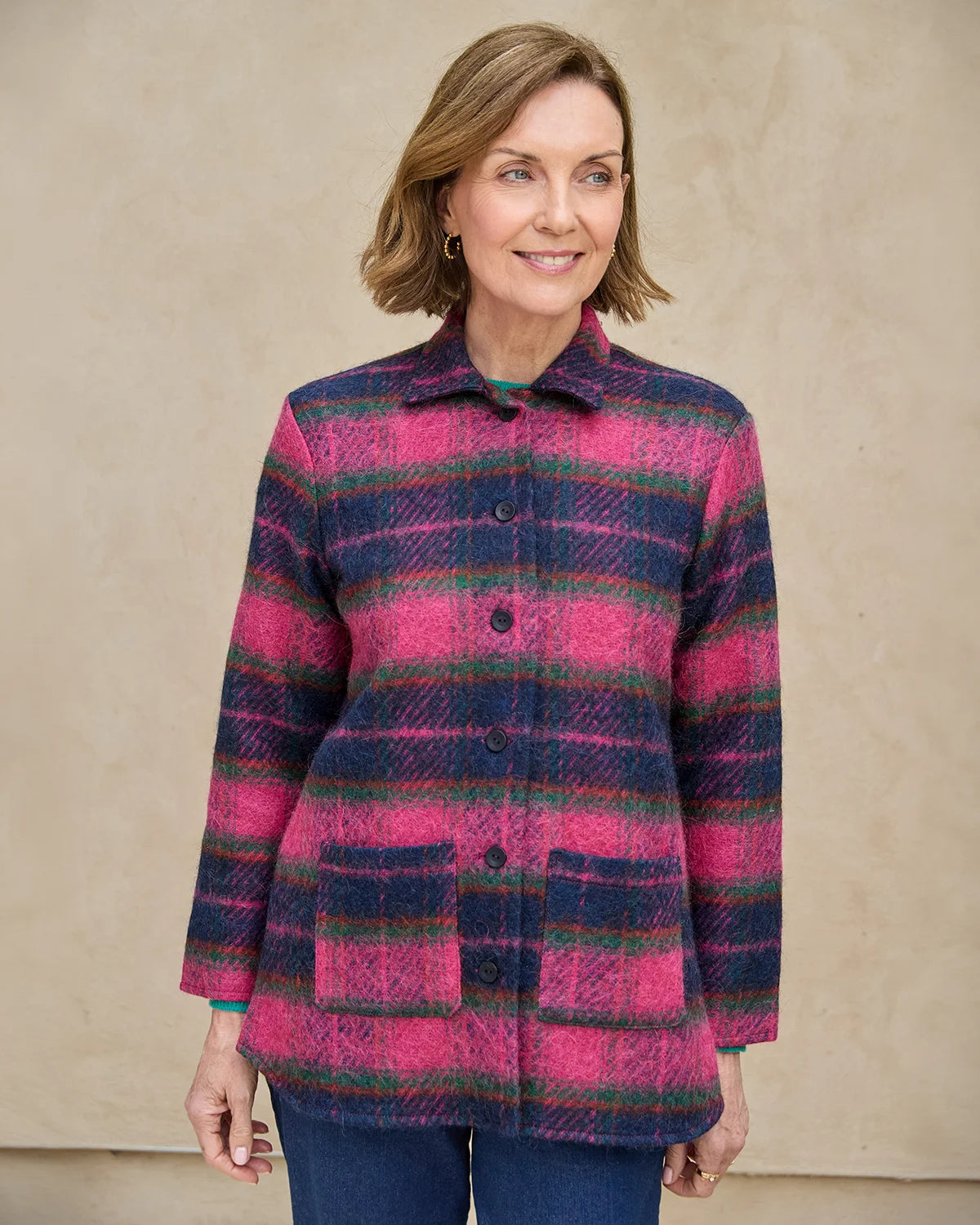 Tammy Wool Rich Checked Jacket