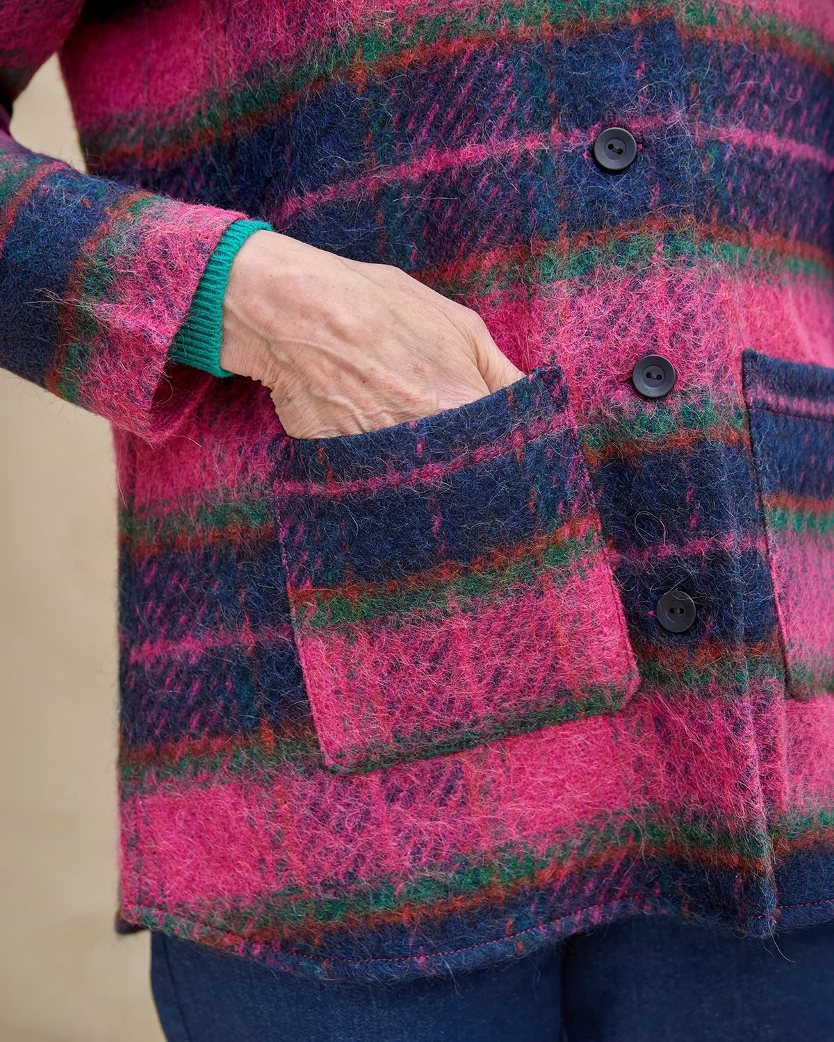 Tammy Wool Rich Checked Jacket