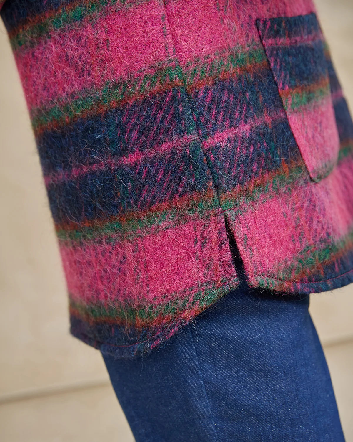 Tammy Wool Rich Checked Jacket