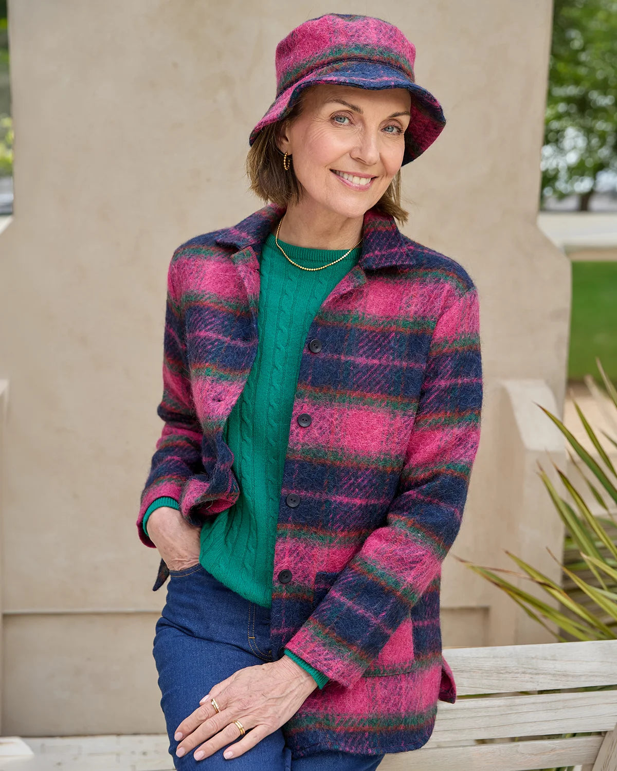Tammy Wool Rich Checked Jacket