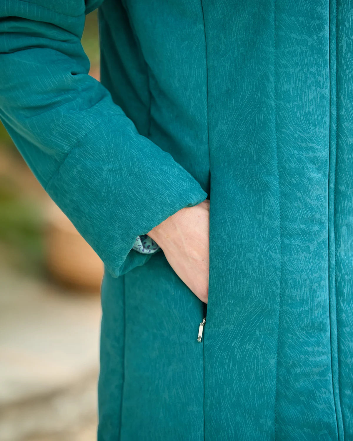Margaret Showerproof Coat - Teal