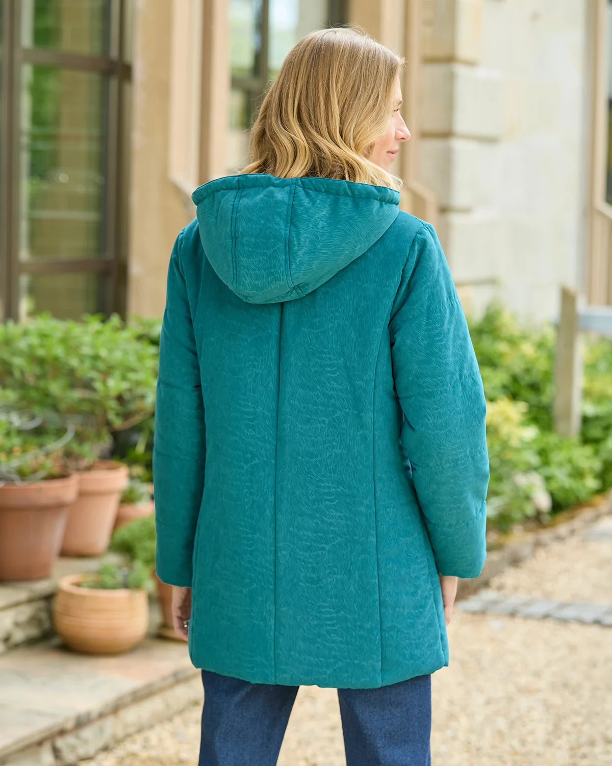 Margaret Showerproof Coat - Teal