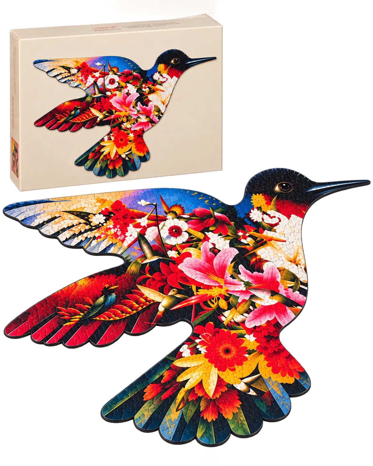 Bird-Shaped 750 Piece Jigsaw Puzzle – Bird