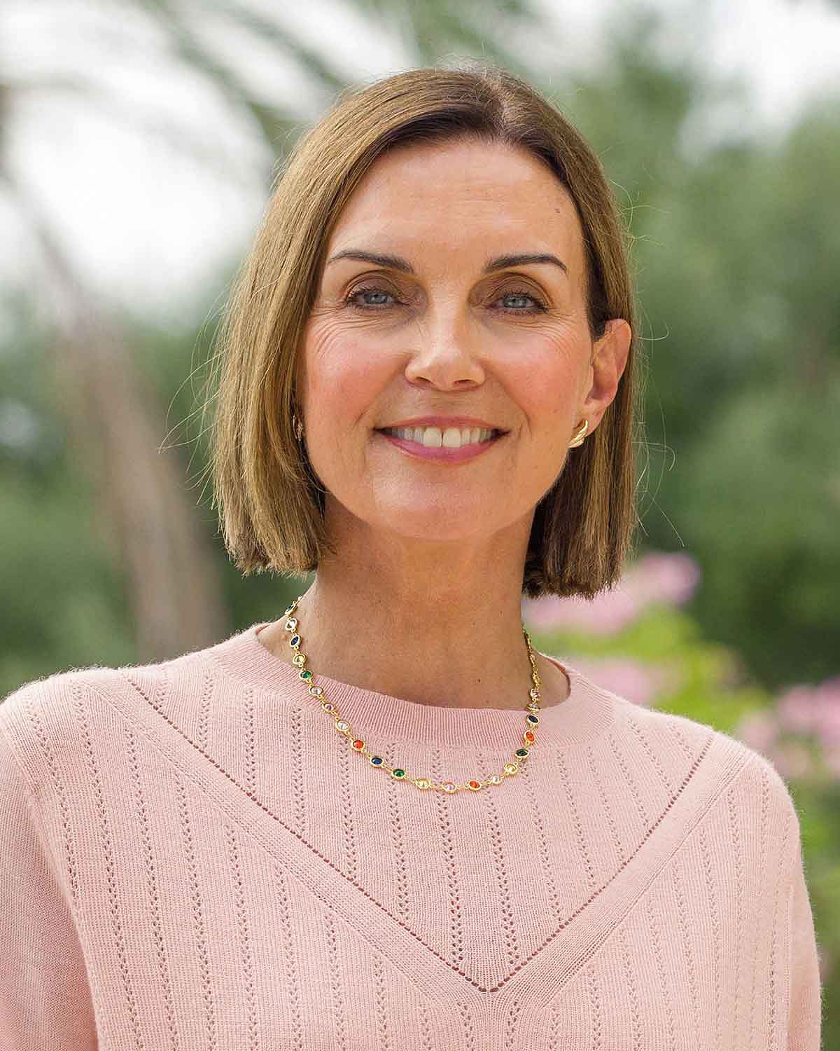 Leigh Pale Pink Wool Mix Jumper - Image 3 - Country Collection