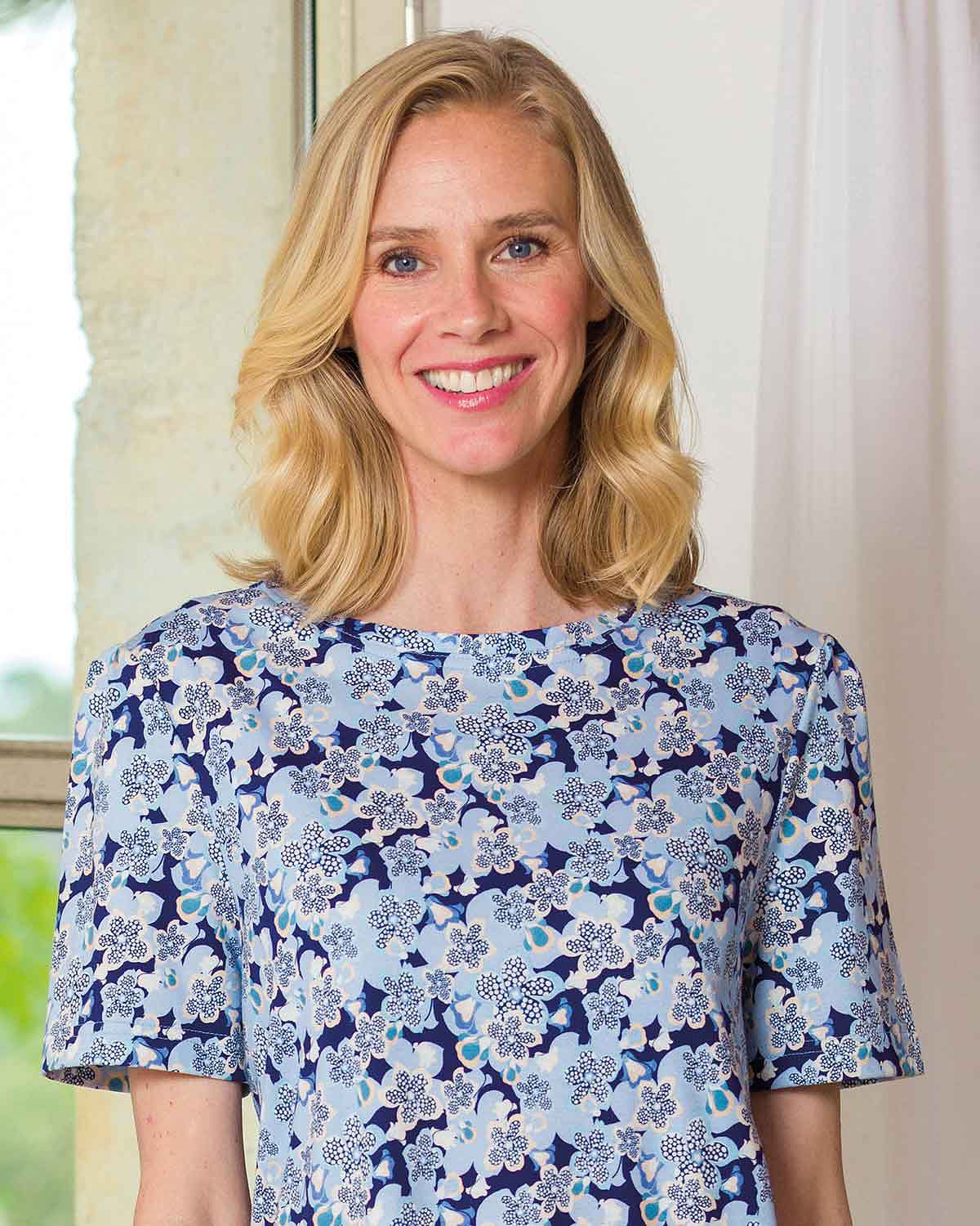 Felicity Short Sleeve Cotton Nightdress - Image 2 - Country Collection