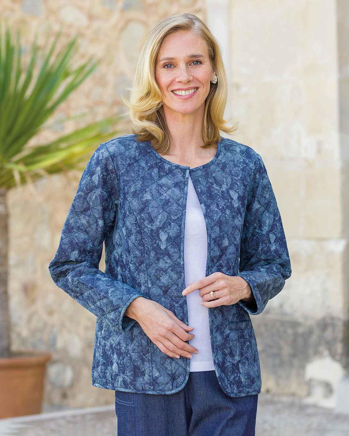 Miranda Edge to Edge Quilted Jacket - Country Collection