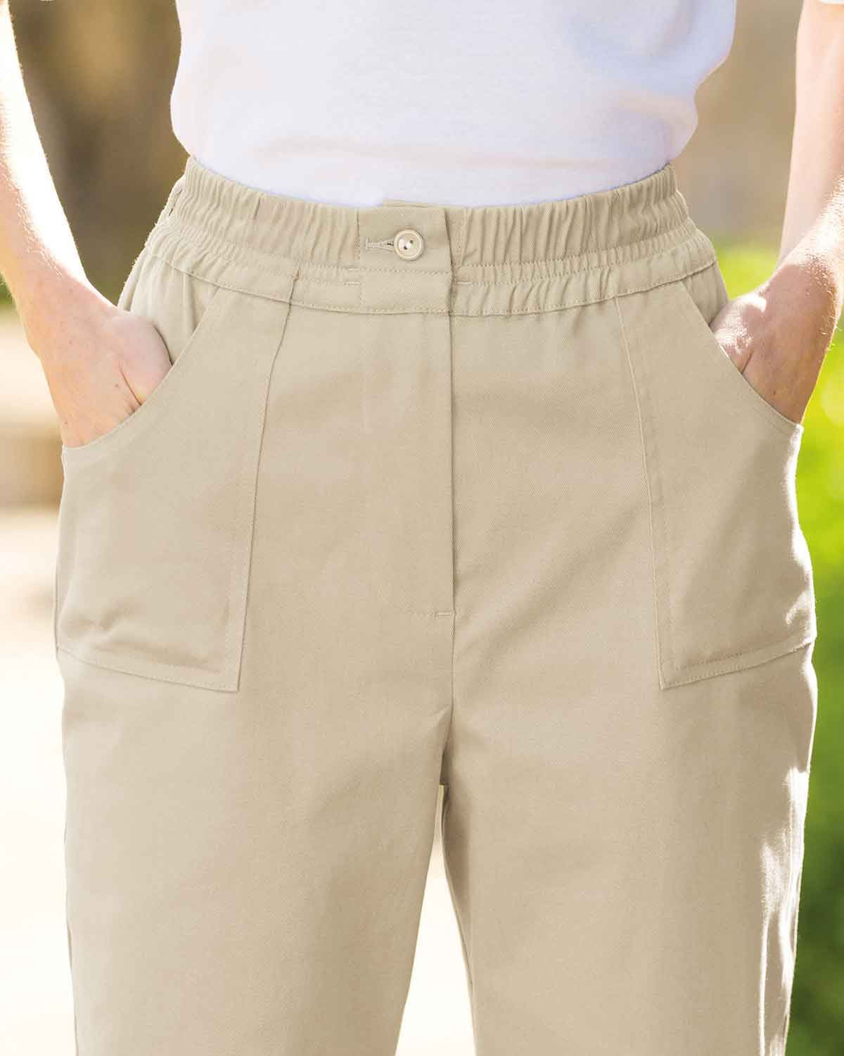 Finley Stone Cotton Twill Utility Trousers - Image 3 - Country Collection