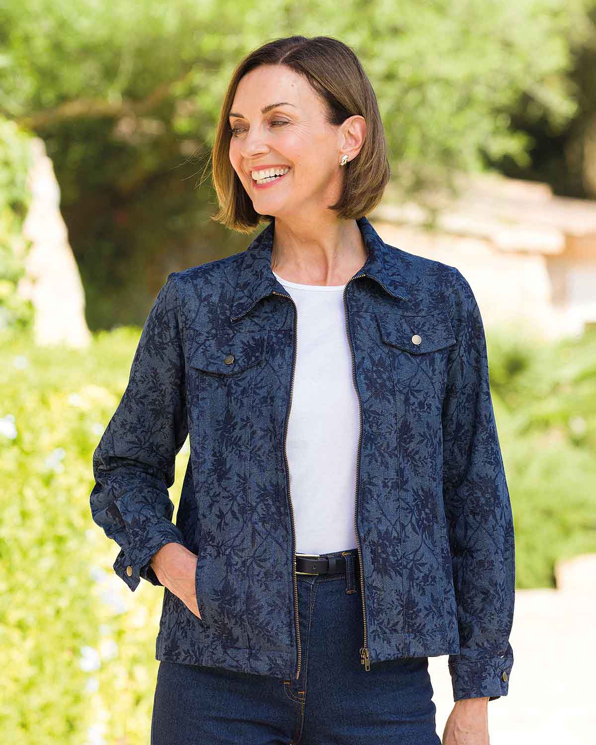 Joy Floral Denim Jacket - Country Collection