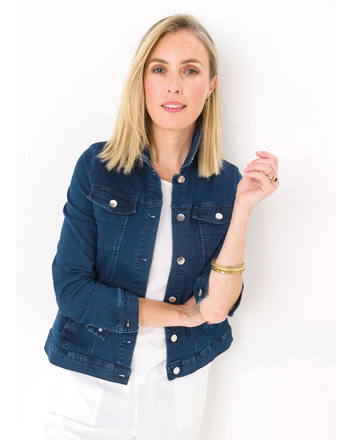 Ladies Western Style Denim Jacket