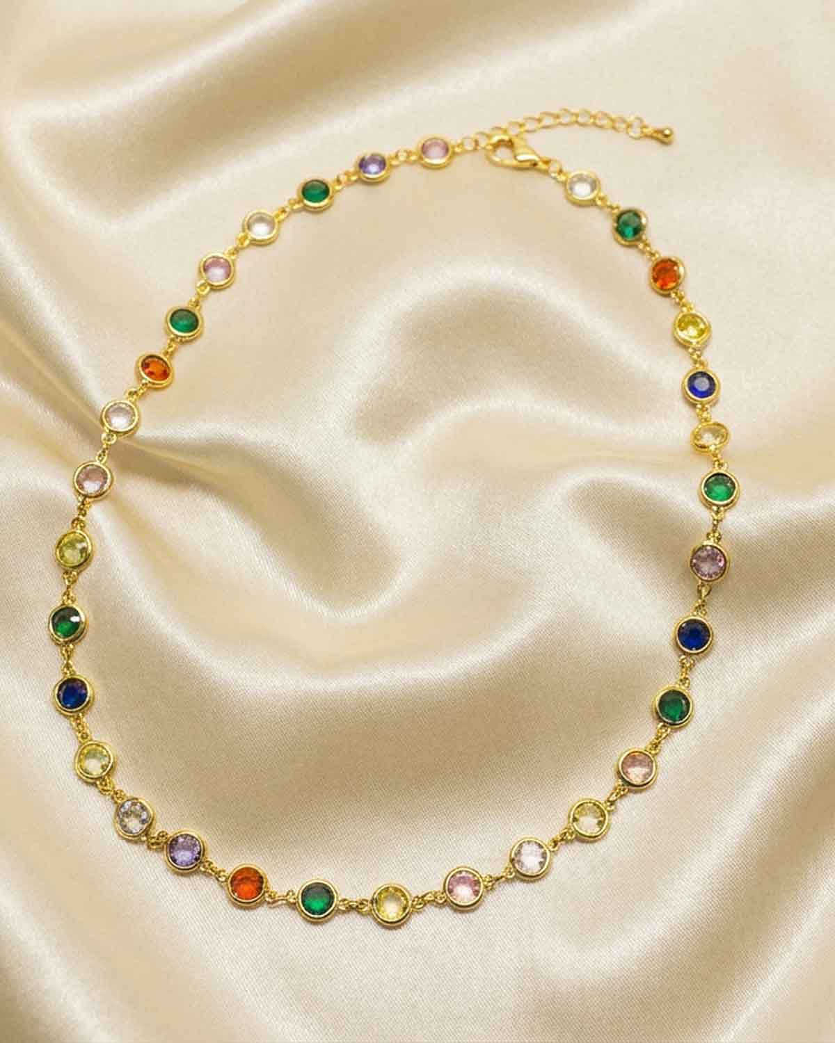 Georgiana Gold Plated Necklace - Country Collection