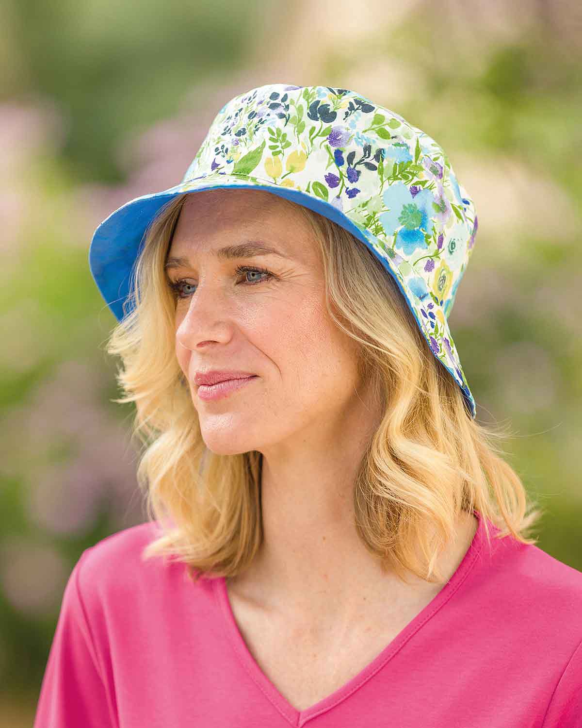 Kerrie Reversible Cotton Sun Hat - Country Collection
