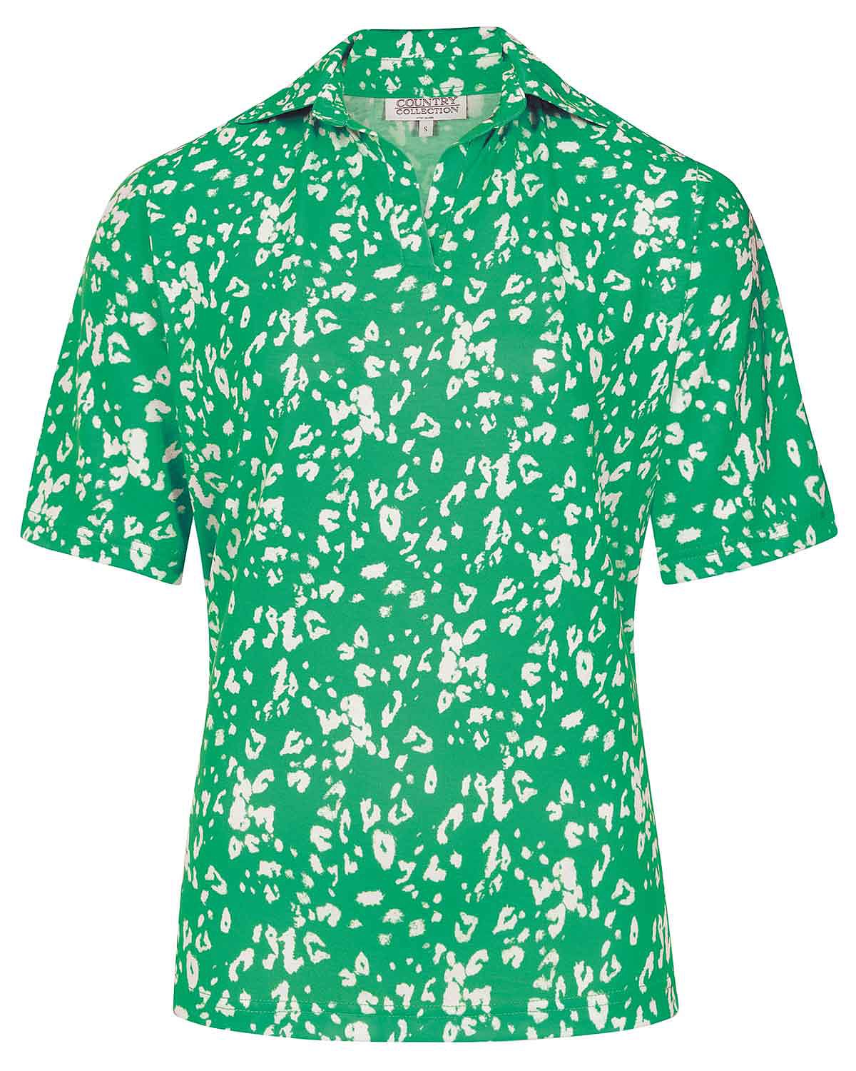 Delilah Floral Short Sleeved Polo Top - Image 3 - Country Collection