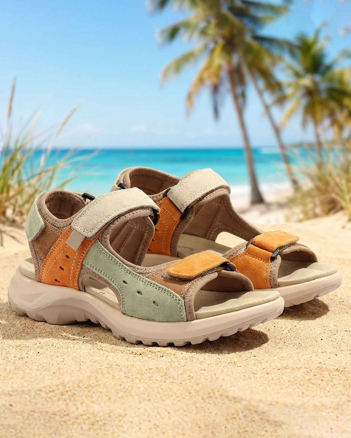 Lunar Alston Velcro Strap Walking Sandal - Country Collection