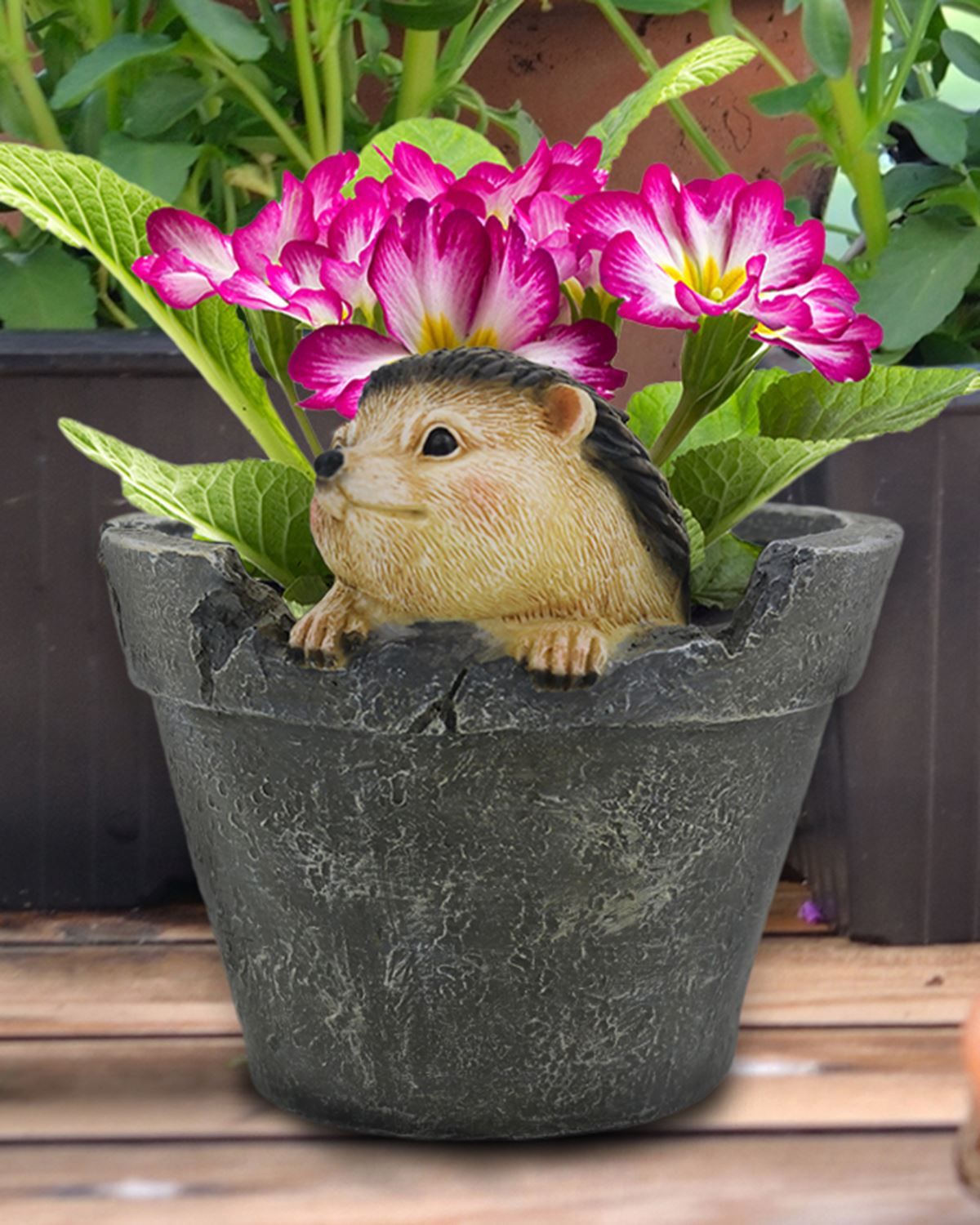 Hand Painted Animal Planter - Country Collection