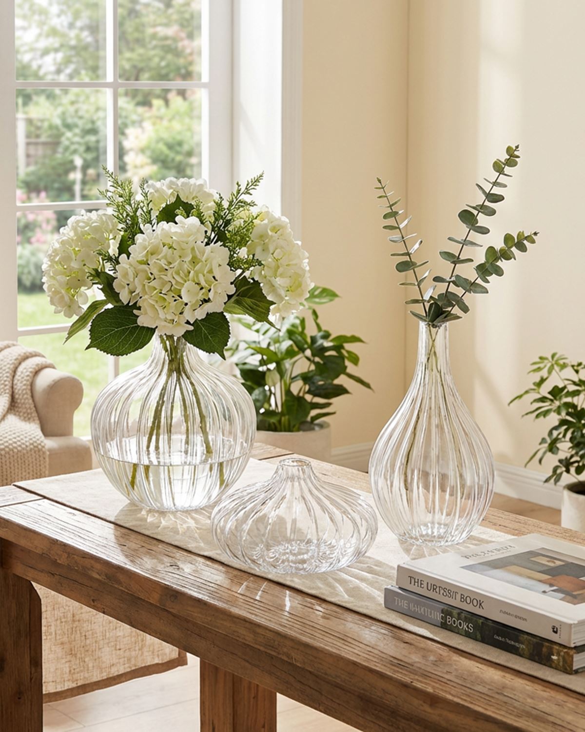 Glass Vase Trio - Country Collection