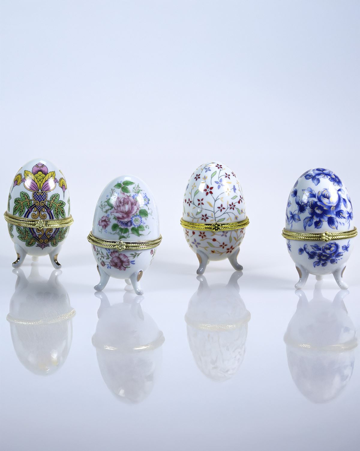 Porcelain Decorative Egg Set - Image 6 - Country Collection