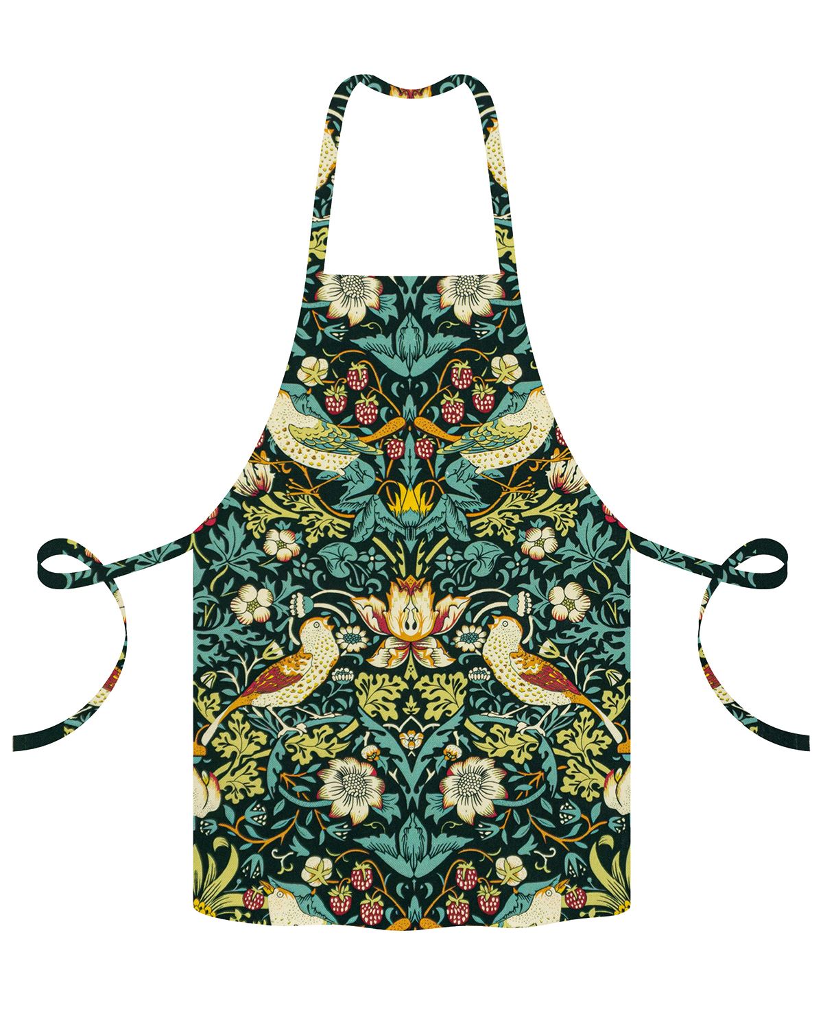 Strawberry Thief Kitchen Co-ordinates - Green - Image 2 - Country Collection