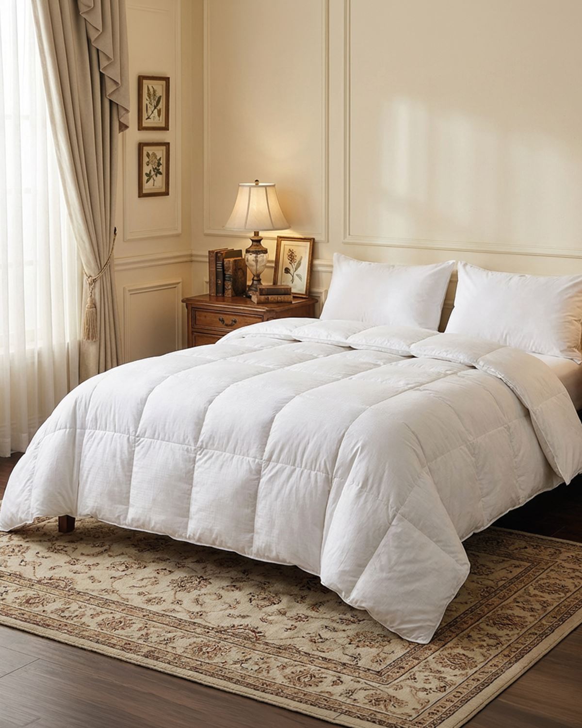 Goose Feather & Down Duvet - White - Country Collection