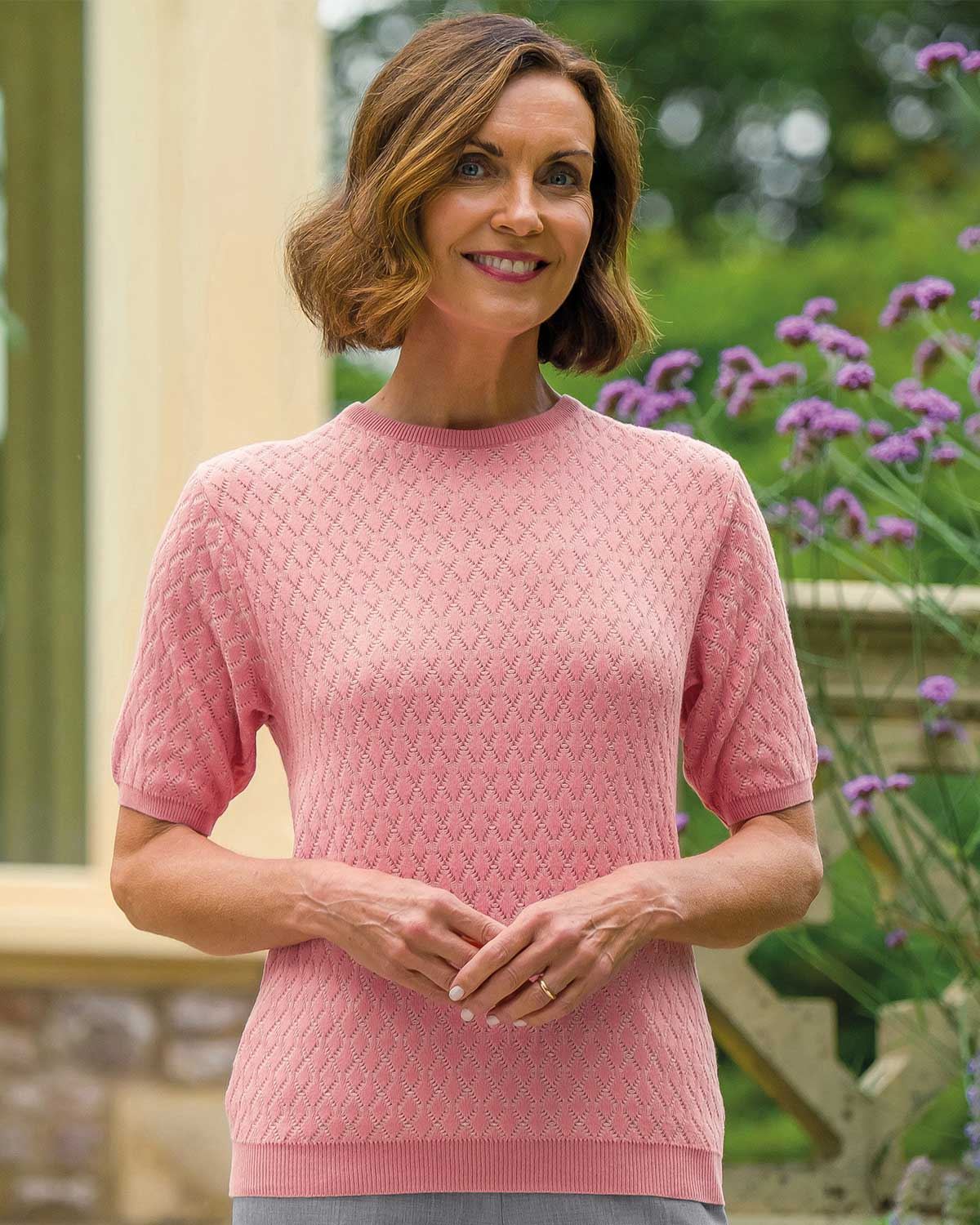 Susanna Pure Cotton Top - Bouquet - Country Collection