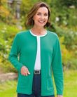 Carla Edge to Edge Pure Cotton Ladies Cardigan