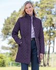 Ursula Quilted Showerproof 3/4 Length Coat